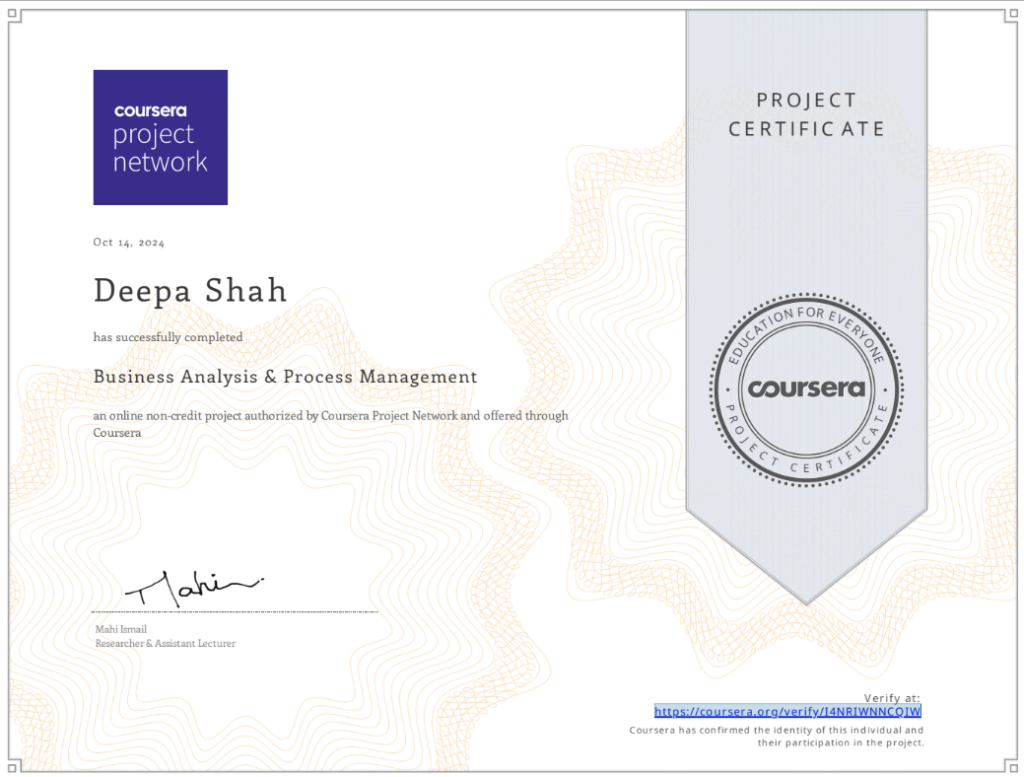 Business Analysis Process Management Certificate 2 1024x777